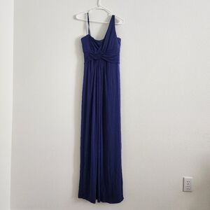BCBGMAXAZRIA Matilde Evening Gown Special Event Dress in Blue Depth size Medium